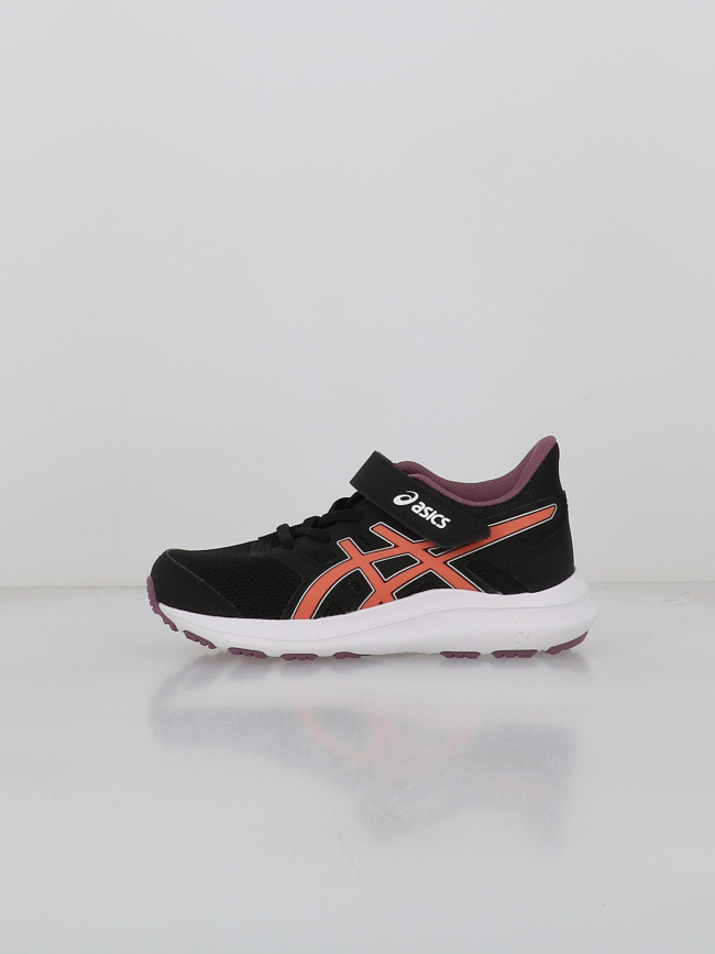 Baskets à scratch jolt 4 ps noir violet enfant - Asics