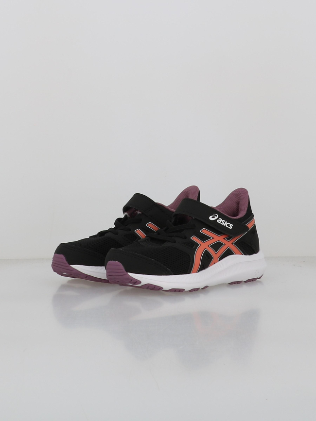 Baskets à scratch jolt 4 ps noir violet enfant - Asics