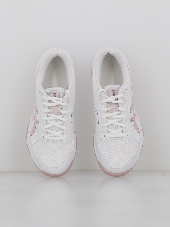 Chaussures de volleyball gel rocket 11 blanc rose femme - Asics