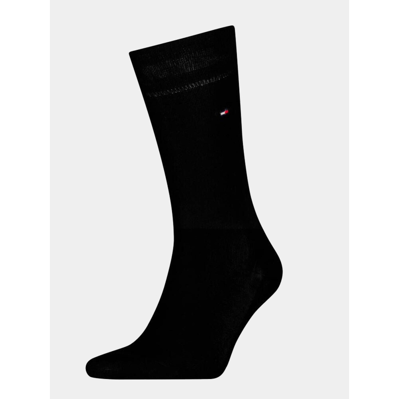 Paire de chaussettes premium fil d'écosse noir homme - Tommy Hilfiger