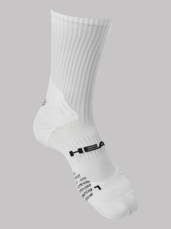 Paire de chaussettes padel crew blanc adulte - Head