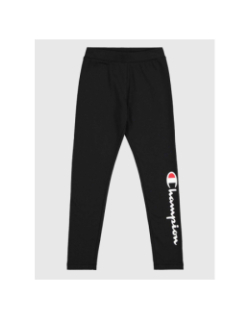 Legging de sport logo noir fille - Champion