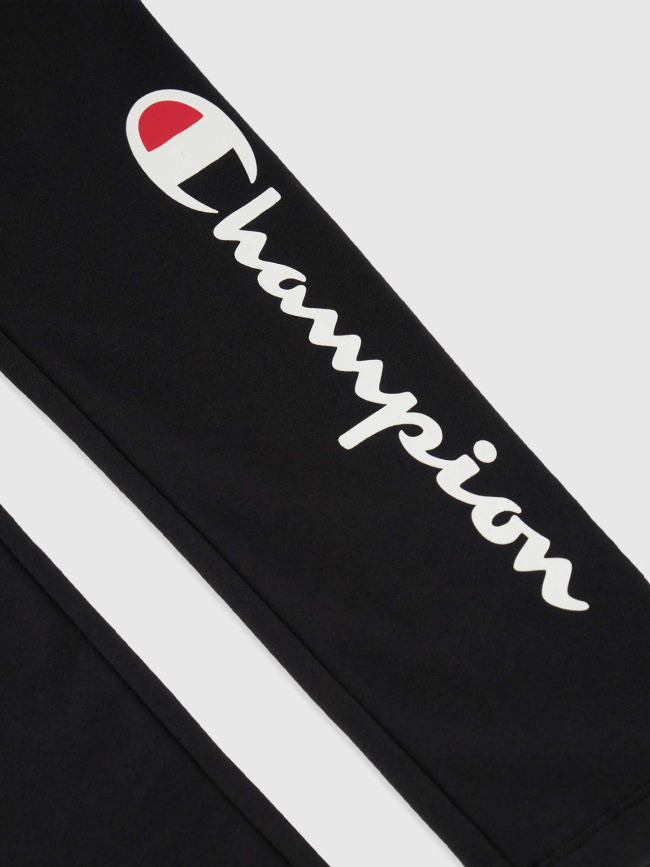 Legging de sport logo noir fille - Champion