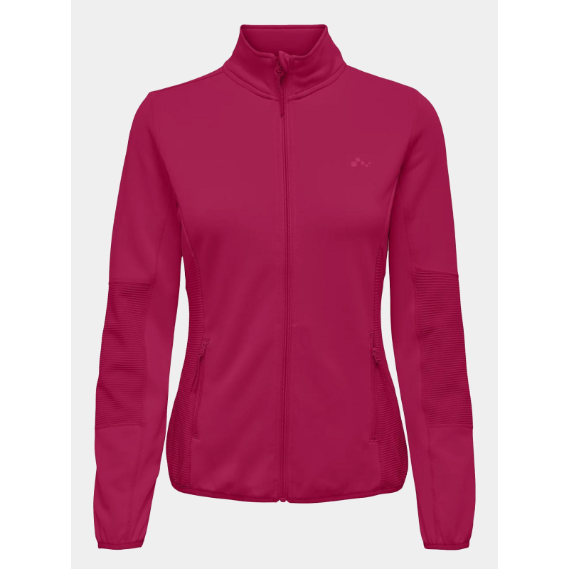 Veste de sport jetta fleece rose - Only Play