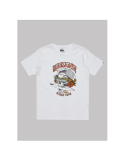 T-shirt à manches courtes skull surf blanc homme - Quiksilver