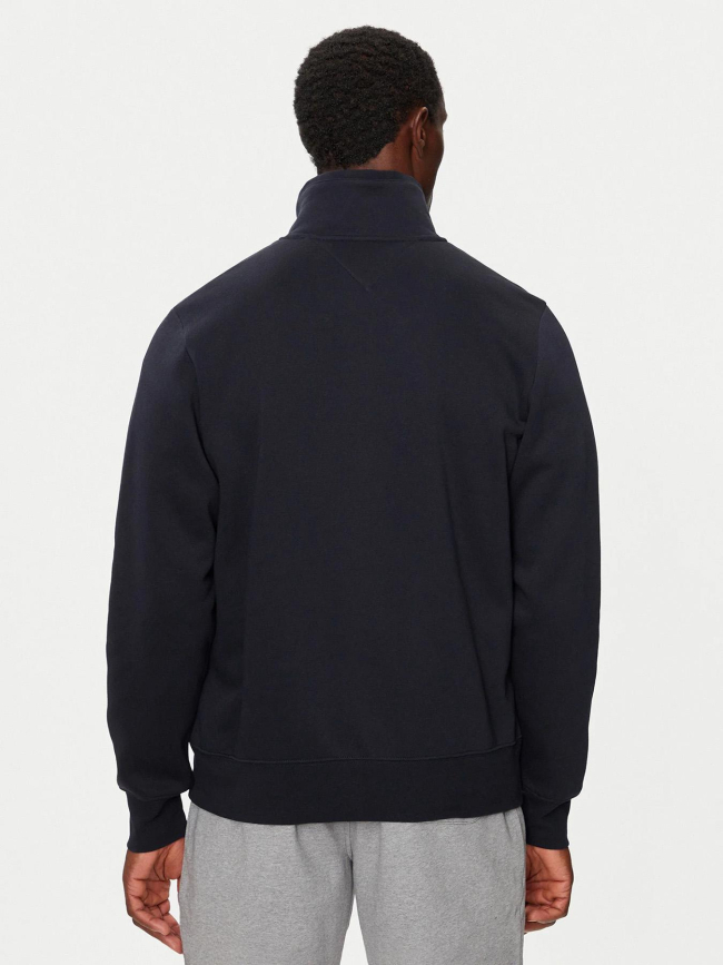 Sweat zippé logo brodé bleu marine homme - Tommy Hilfiger