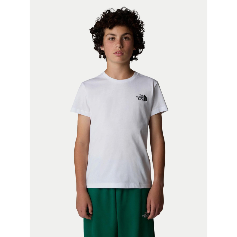 T-shirt redbox blanc garçon - The North Face