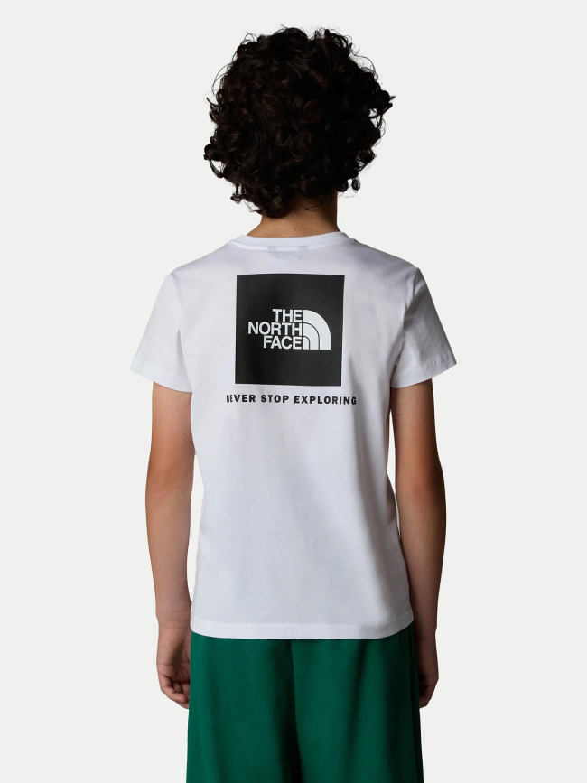 T-shirt redbox blanc garçon - The North Face