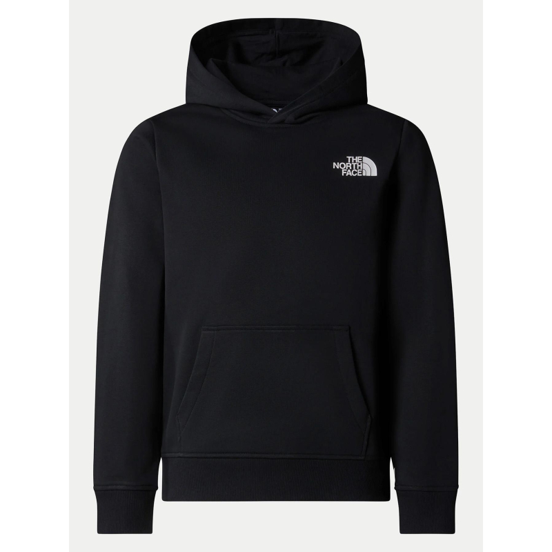 Sweat à capuche redbox regular noir enfant - The North Face