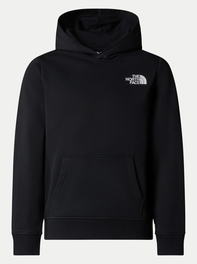 Sweat à capuche redbox regular noir enfant - The North Face