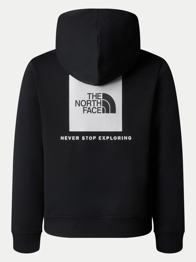 Sweat à capuche redbox regular noir enfant - The North Face