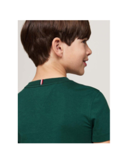 T-shirt essential regular vert garçon - Tommy Hilfiger