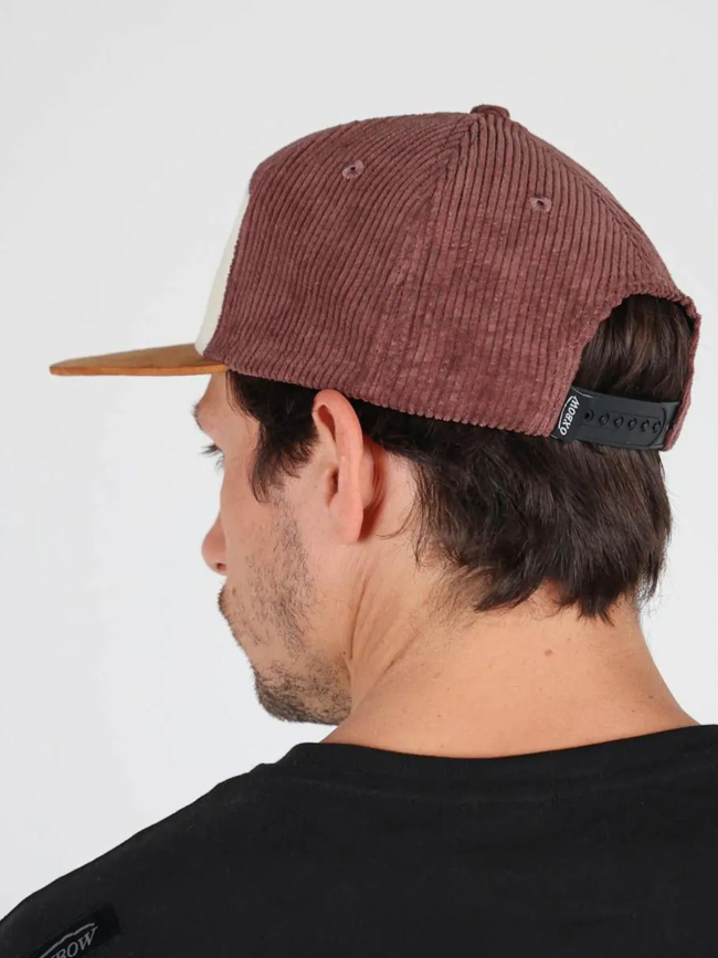 Casquette baseball velours marron adulte - Oxbow