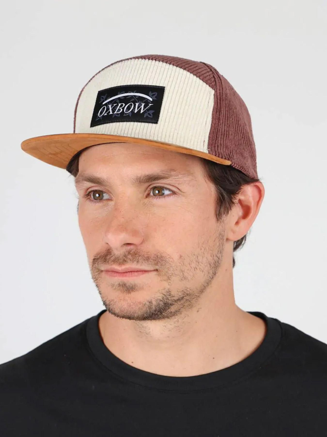 Casquette baseball velours marron adulte - Oxbow