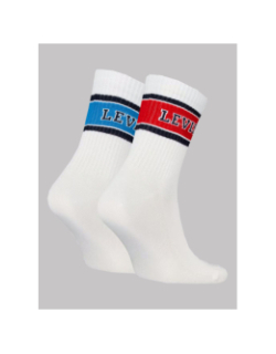 Pack 2 paires de chaussettes sport logo blanc - Levi's