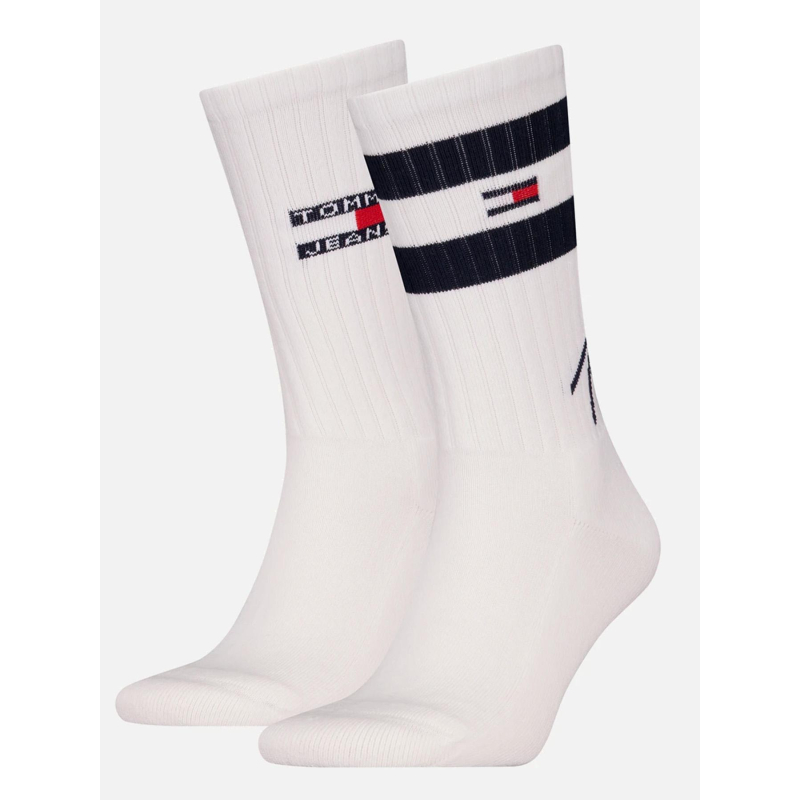 Pack 2 paires de chaussettes sport blanc - Tommy Hilfiger