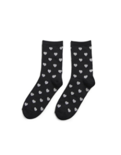 Lot 2 paires de chaussettes nina doré noir femme - Pieces