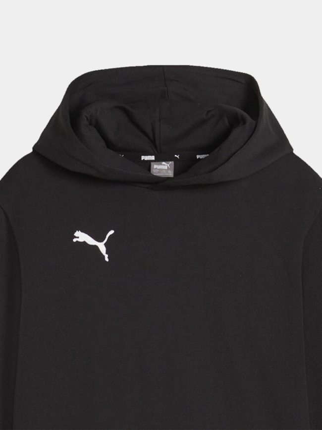 Sweat à capuche teamgoal noir enfant - Puma