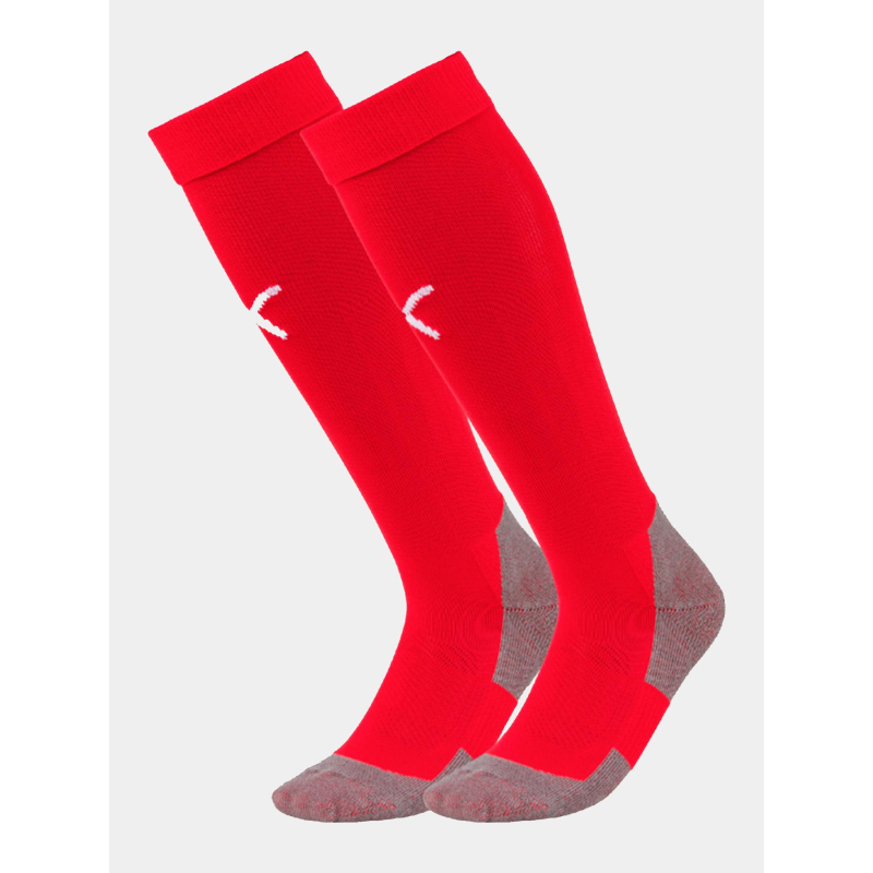 Paire de chaussettes de football rouge adulte - Puma