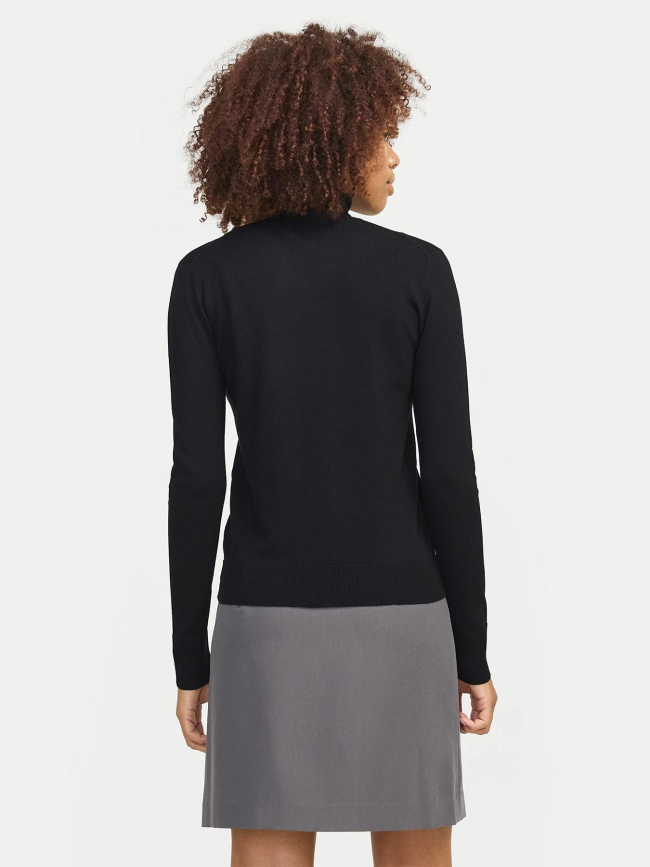 Pull col roulé fin jxada noir femme - JJXX