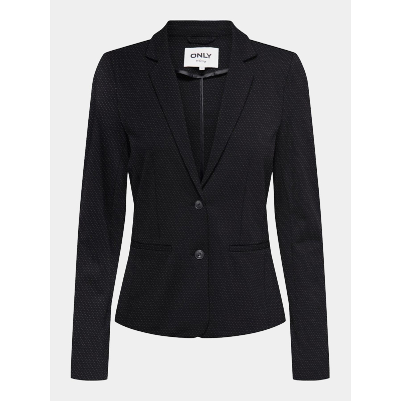 Veste blazer à motif poptrash noir femme - Only