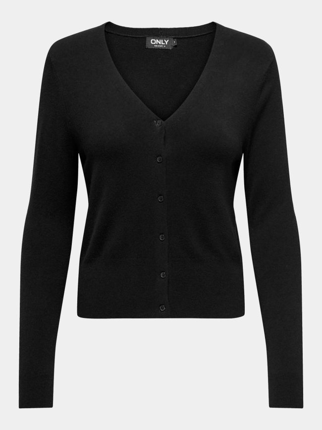 Gilet cardigan onlvenice life noir femme - Only