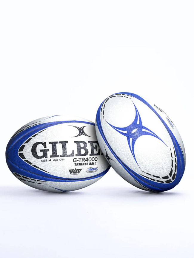 Ballon de rugby d'entrainement gtr-4000 bleu et blanc - Gilbert