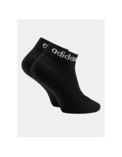 Pack 3 paires de chaussettes ankle linear noir - Adidas