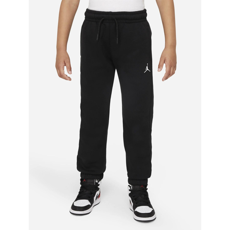 Jogging brooklyn fleece essential noir garçon - Jordan