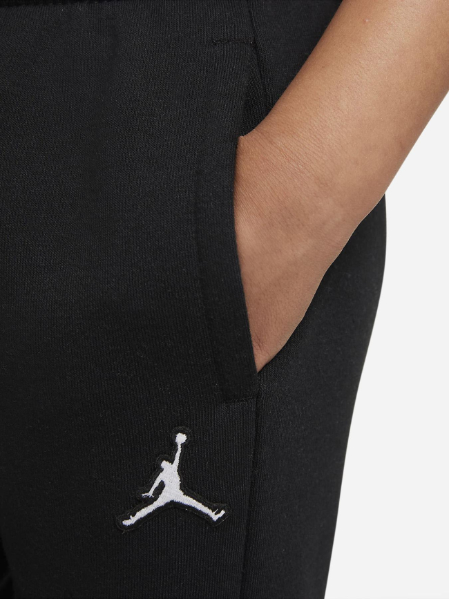 Jogging brooklyn fleece essential noir garçon - Jordan