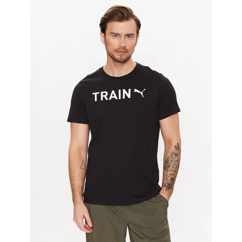 T-shirt à manches courtes train graf noir homme - Puma