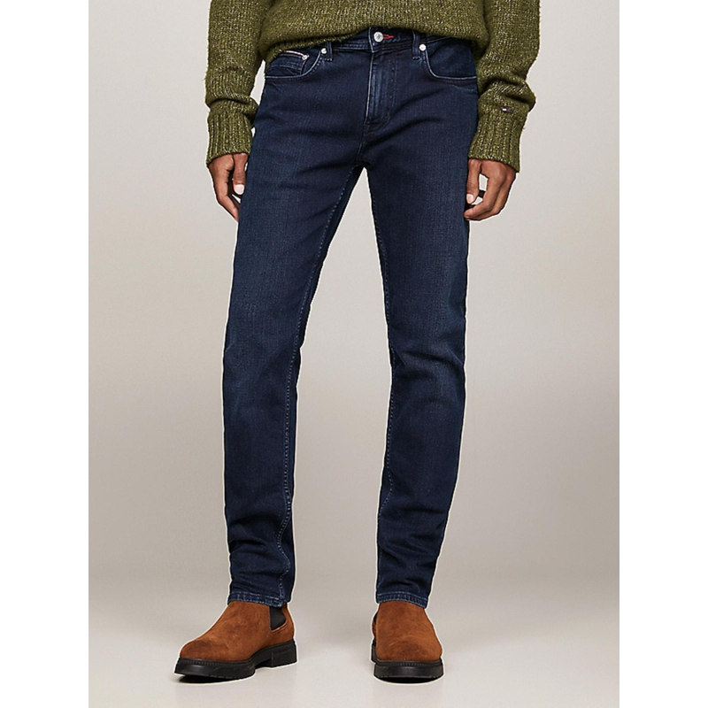 Jean droit denton bleu marine homme - Tommy Hilfiger