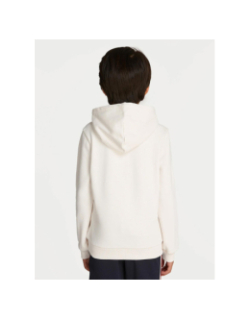 Sweat à capuche logo puff print blanc enfant - Tommy Hilfiger