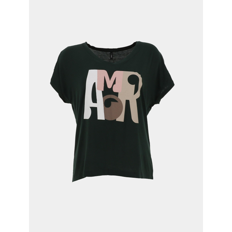 T-shirt isabelle vert femme - Only