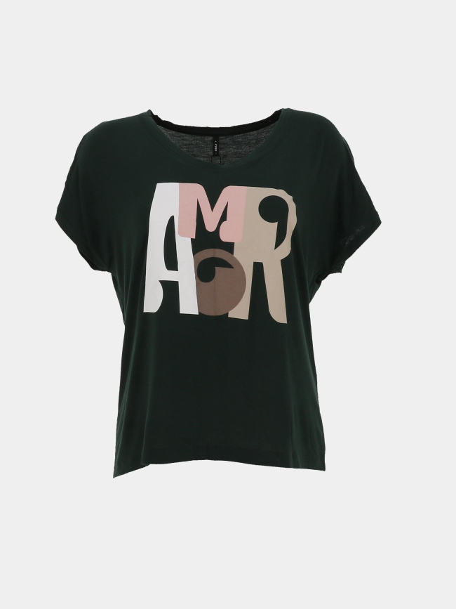 T-shirt isabelle vert femme - Only