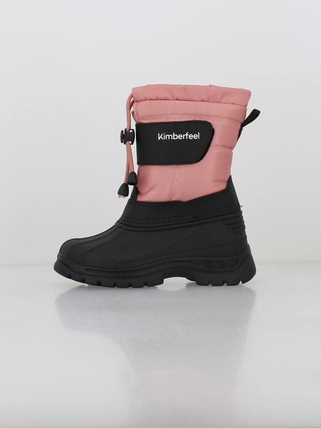 Bottes de neige beryl rose noir fille - Kimberfeel