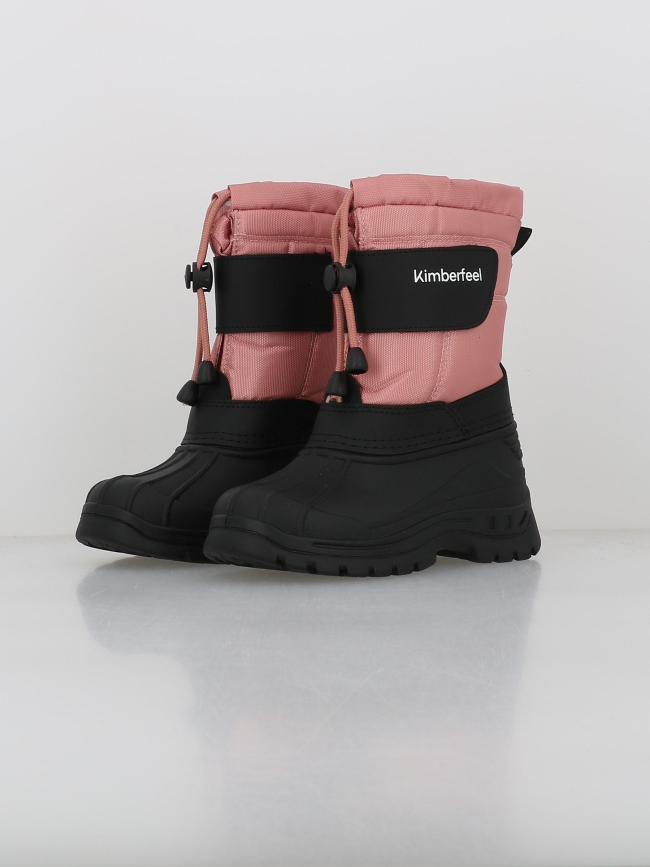 Bottes de neige beryl rose noir fille - Kimberfeel