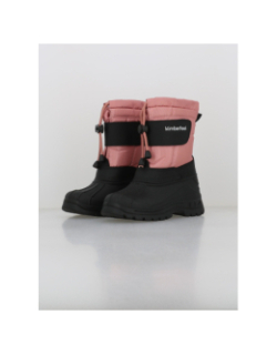 Bottes de neige beryl rose noir fille - Kimberfeel