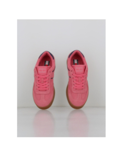 Baskets en cuir suédé greenwich rose femme - Tommy Jeans