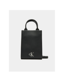 Sac bandoulière minimal monogram noir femme - Calvin Klein