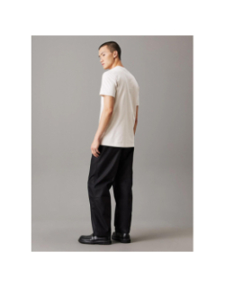 T-shirt heavy regular beige homme - Calvin Klein Jeans