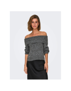Pull épaules dénudées marie gris femme - Only