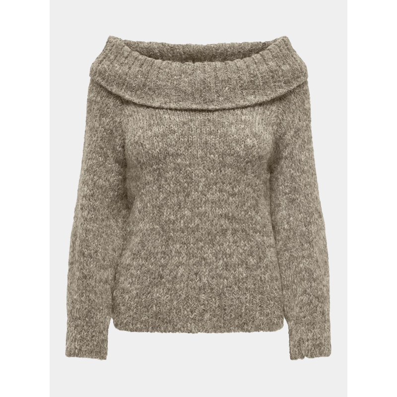 Pull épaules dénudées marie beige femme - Only