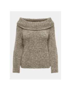 Pull épaules dénudées marie beige femme - Only