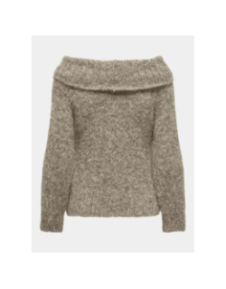 Pull épaules dénudées marie beige femme - Only