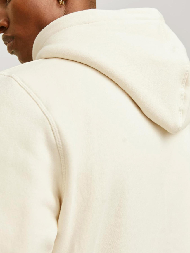 Sweat à capuche jorfrederiksberg beige homme - Jack & Jones