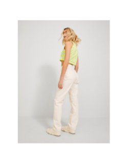 Crop top rayé alvira vert femme - Jjxx