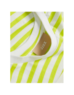 Crop top rayé alvira vert femme - Jjxx