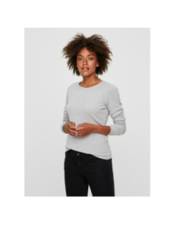 Pull texturé care gris femme - Vero Moda