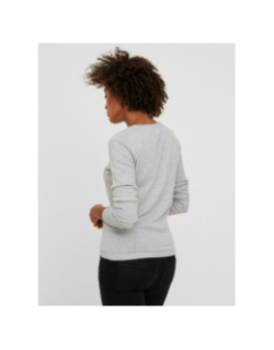 Pull texturé care gris femme - Vero Moda